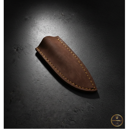 EL YAPIMI, EL DİKİMİ MİNYATÜR AV BIÇAĞI DERİ KILIFI KOD:KLF01
