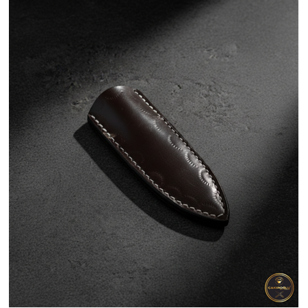 EL YAPIMI, EL DİKİMİ MİNYATÜR AV BIÇAĞI DERİ KILIFI KOD:KLF01