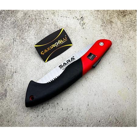 SARA KİLİT MEKANİZMALI ÇAKI MODEL KAMP TESTERESİ KOD:CKR572