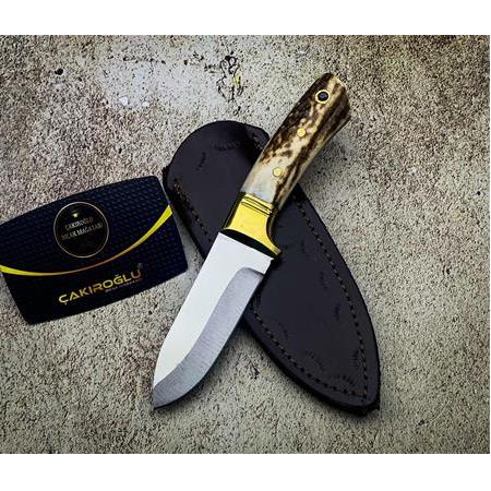 EL YAPIMI YERLİ ÜRETİM MİNYATÜR BUSHCRAFT NO:1 KÜÇÜK BOY AVCI AV KAMP BIÇAĞI KOD:CKR583