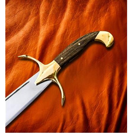 EL YAPIMI YERLİ ÜRETİM KÖK CEVİZ KABZELİ 75 CM HZ.ALİ ZÜLFİKAR KILICI KOD:384