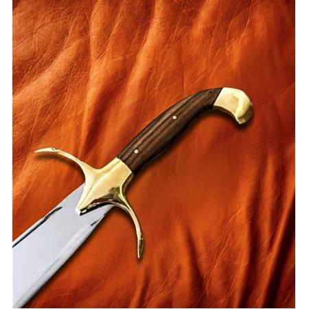 EL YAPIMI YERLİ ÜRETİM KÖK CEVİZ KABZELİ 90 CM HZ.ALİ ZÜLFİKAR KILICI KOD:384-02