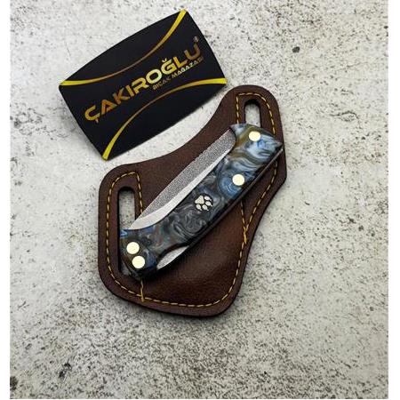 EL YAPIMI N690 BÖHLER ÇELİK KİLİT MEKANİZMALI GÖKTÜRK SERİSİ AVCI AV KAMP ÇAKISI GÖKTÜRK-05