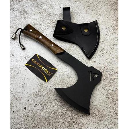 EL YAPIMI YERLİ ÜRETİM DÖVME KARBON ÇELİK AVCI AV KAMP BALTASI KOD:CKR781