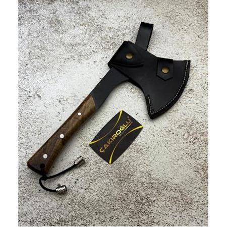 EL YAPIMI YERLİ ÜRETİM DÖVME KARBON ÇELİK AVCI AV KAMP BALTASI KOD:CKR781