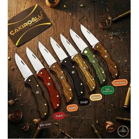 EL YAPIMI YERLİ ÜRETİM KİLİT MEKANİZMALI SHOWY SERİES AV KAMP ÇAKISI KOD:0850