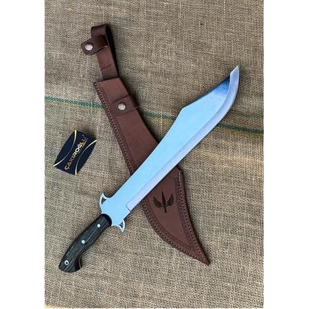 EL YAPIMI YERLİ ÖZEL TASARIM MODEL YEŞİL ENDÜSTRİYEL KABZELİ ABBAS, SALLAMA (PALA) KOD:CKR125-03