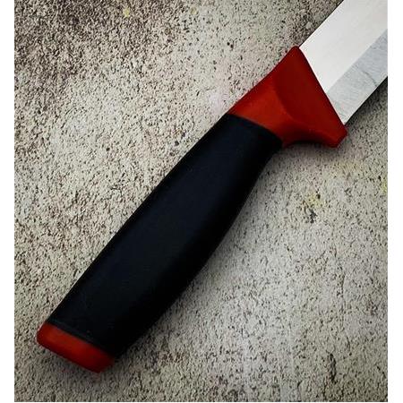 EL YAPIMI YERLİ ÜRETİM YENİ RED BLACK SERİSİ DERİ YÜZME BIÇAĞI KOD:CKR280-02