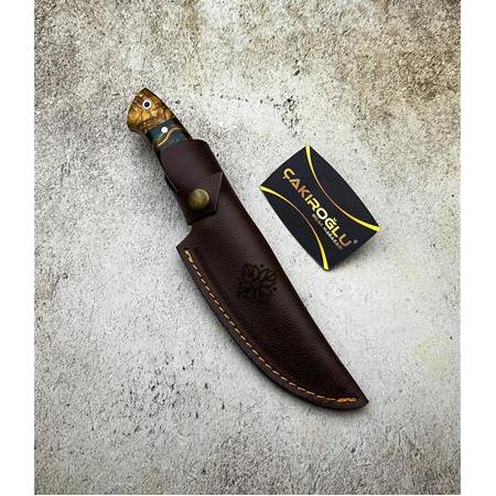 EL YAPIMI YERLİ ÜRETİM ÜST DÜZEY ÖZEL ÜRETİM EPOKSİ HİBRİT KABZELİ BUSHCRAFT AV KAMP BIÇAĞI