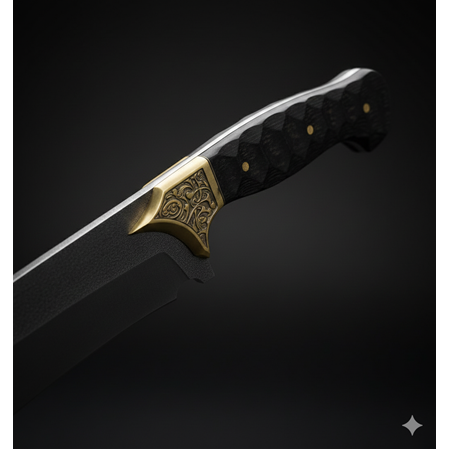 EL YAPIMI YERLİ ÜRETİM ÖZEL TASARIM MODEL GRAVÜR PİRİNÇ BALÇAKLI SALLAMA (PALA) KOD:0995-21