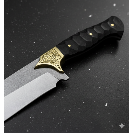 EL YAPIMI YERLİ ÜRETİM ÖZEL TASARIM MODEL GRAVÜR PİRİNÇ BALÇAKLI SALLAMA (PALA) KOD:0995-21