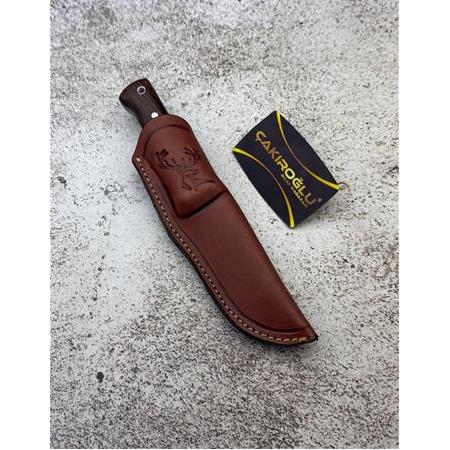 EL YAPIMI YERLİ ÖZEL ÜRETİM N690 BÖHLER ÇELİK BUSHCRAFT MODEL AVCI AV KAMP BIÇAĞI KOD:CKR584