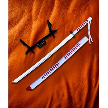 EL YAPIMI VE TAMAMEN SINIRLI ÖZEL ÜRETİM “TÜRKİYE” RENGİ STAND VE KIN’LI 90 CM KATANA KOD:CKR587-11