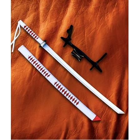 EL YAPIMI VE TAMAMEN SINIRLI ÖZEL ÜRETİM “TÜRKİYE” RENGİ STAND VE KIN’LI 90 CM KATANA KOD:CKR587-11
