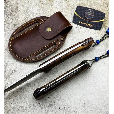 EL YAPIMI ÖZEL SERİES N690 BÖHLER KİLİT MEKANİZMALI GÖKTÜRK SERİSİ AV KAMP ÇAKISI KOD:GÖKTÜRK-02