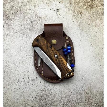 EL YAPIMI ÖZEL SERİES N690 BÖHLER KİLİT MEKANİZMALI GÖKTÜRK SERİSİ AV KAMP ÇAKISI KOD:GÖKTÜRK-02