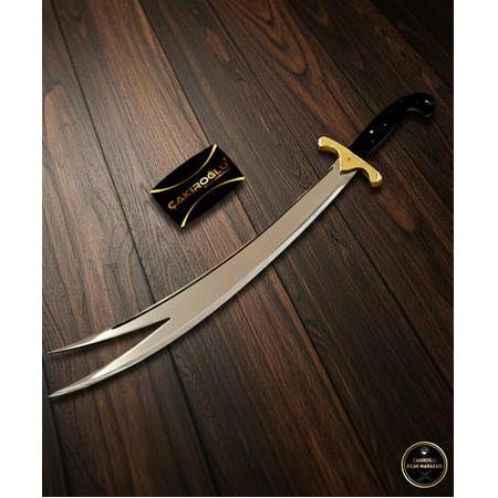 EL YAPIMI YERLİ ÜRETİM MİKA (PLEKSİGLAS) KABZELİ 45 CM HZ.ALİ ZÜLFİKAR KILICI KOD:CKR163-02