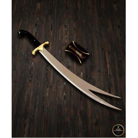 EL YAPIMI YERLİ ÜRETİM MİKA (PLEKSİGLAS) KABZELİ 45 CM HZ.ALİ ZÜLFİKAR KILICI KOD:CKR163-02