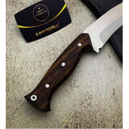 EL YAPIMI YERLİ ÜRETİM KÖK CEVİZ KABZELİ KUKRİ KOD:CKR356