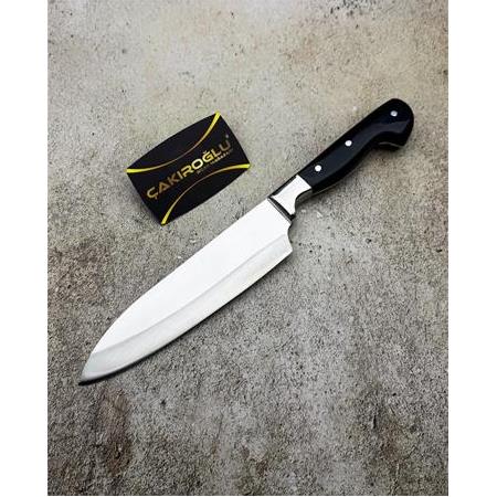 EL YAPIMI ÖZEL ÜRETİM ÇAKIROĞLU PROFESYONEL (CHEF) ŞEF AŞÇI BIÇAĞI KOD:CKR556
