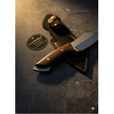 EL YAPIMI YERLİ ÜRETİM TANTO MODEL MİNYATÜR AVCI AV KAMP BIÇAĞI KOD:CKR710