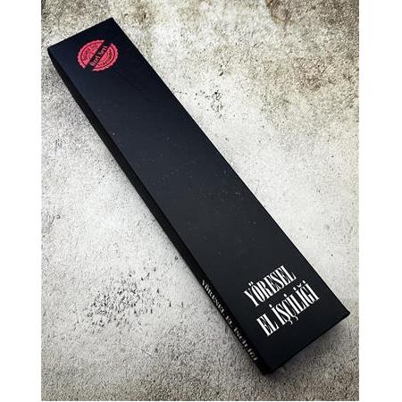 EL YAPIMI SINIRLI ÖZEL ÜRETİM EPOKSİ KABZELİ PROFESYONEL SANTOKU ŞEF AŞÇI BIÇAĞI KOD:CKR607
