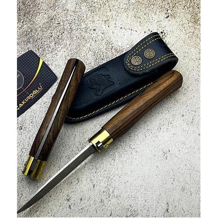 EL YAPIMI EŞSİZ YEPYENİ TASARIM YÜZÜKTEN KİLİT SİSTEMLİ AVCI AV KAMP ÇAKISI KOD:CKR488-05