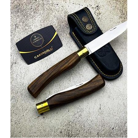 EL YAPIMI EŞSİZ YEPYENİ TASARIM YÜZÜKTEN KİLİT SİSTEMLİ AVCI AV KAMP ÇAKISI KOD:CKR488-05