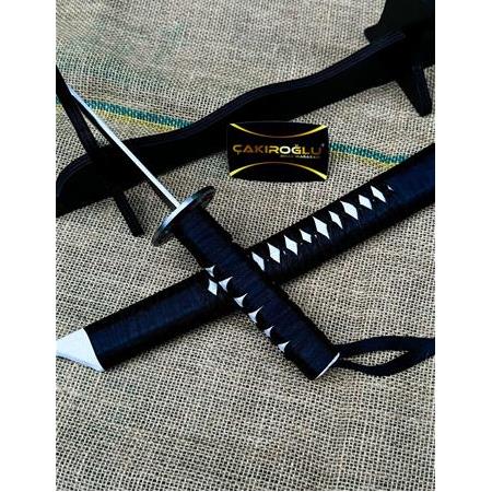 EL YAPIMI EL İŞÇİLİĞİ TAMAMEN ÖZEL ÜRETİM İNCE İŞÇİLİKLİ STAND VE KINLI 45 CM KATANA KOD:CKR587-05