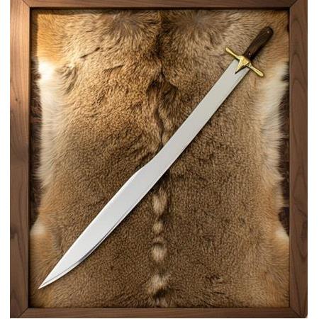 EL YAPIMI YERLİ ÜRETİM KÖK CEVİZ KABZELİ 90 CM FATİH KILICI KOD:CKR478-07