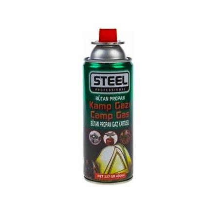 Büton Propan Kamp Gazı 227 Gr 400 Ml Steel Professional