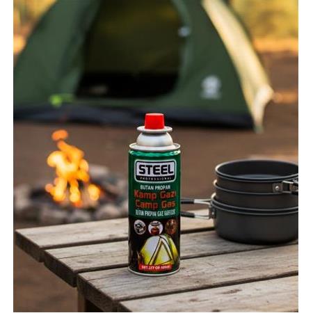Büton Propan Kamp Gazı 227 Gr 400 Ml Steel Professional