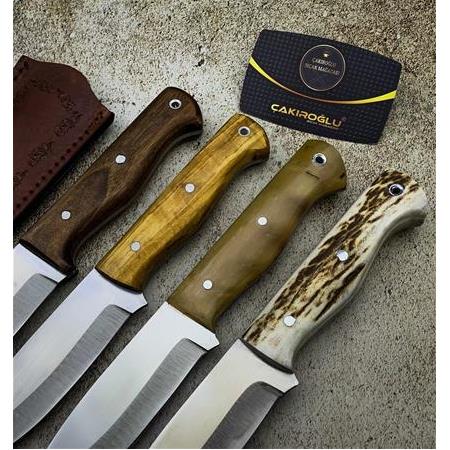 EL YAPIMI YERLİ ÜRETİM BUSHCRAFT AVCI AV KAMP BIÇAĞI KOD:CKR185