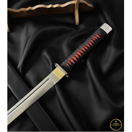 El Yapımı Ve El İşçiliği Tamamen Özel Üretim Orijinal Kın’lı 50 Cm Katana Ckr455-09