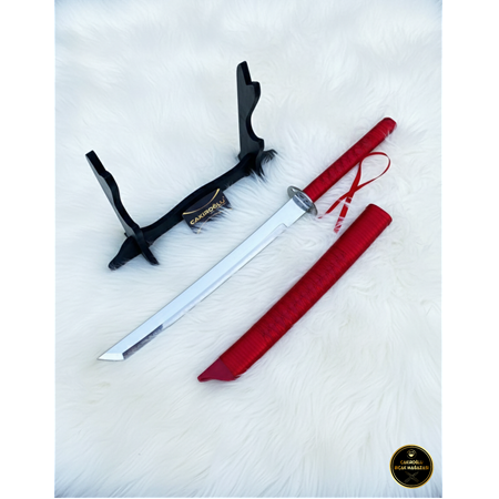 EL YAPIMI EL İŞÇİLİĞİ TAMAMEN ÖZEL ÜRETİM İNCE İŞÇİLİKLİ STAND VE KINLI 60 CM KATANA KOD:CKR587-21