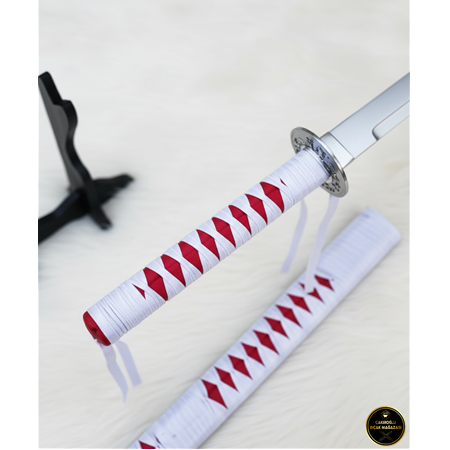 EL YAPIMI VE TAMAMEN SINIRLI ÖZEL ÜRETİM “TÜRKİYE” RENGİ STAND VE KIN’LI 90 CM KATANA KOD:CKR587-11