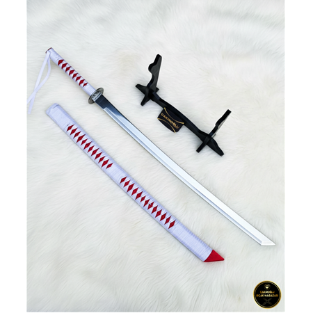 EL YAPIMI VE TAMAMEN SINIRLI ÖZEL ÜRETİM “TÜRKİYE” RENGİ STAND VE KIN’LI 90 CM KATANA KOD:CKR587-11