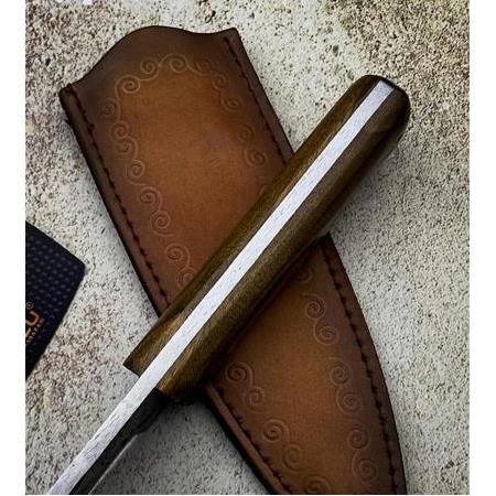 EL YAPIMI DÖVME ÇELİK BUSHCRAFT AV KAMP BIÇAĞI KOD:0673