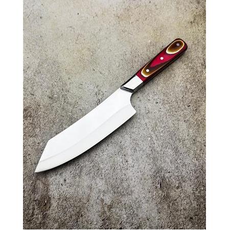 EL YAPIMI ÖZEL ÜRETİM VERZALİT KABZELİ ÇAKIROĞLU PROFESYONEL (CHEF) ŞEF AŞÇI BIÇAĞI KOD:CKR373-02
