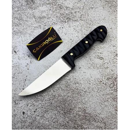 EL YAPIMI ACERİNOX 4116 PASLANMAZ ÇELİK COMPACT KABZE ET DOĞRAMA KASAP KURBAN BIÇAĞI KOD:CKR745-03