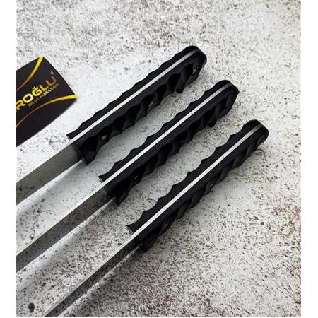EL YAPIMI ÖZEL ACERİNOX 4116 PASLANMAZ ÇELİK COMPACT KABZE 3’LÜ PROFESYONEL BIÇAK SETİ KOD:CKR745-04