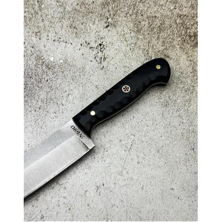 EL YAPIMI ÖZEL ÜRETİM N690 BÖHLER ÇELİK COMPACT KABZELİ ÜST DÜZEY PREMİUM KESİM BIÇAĞI KOD:CKR616-02