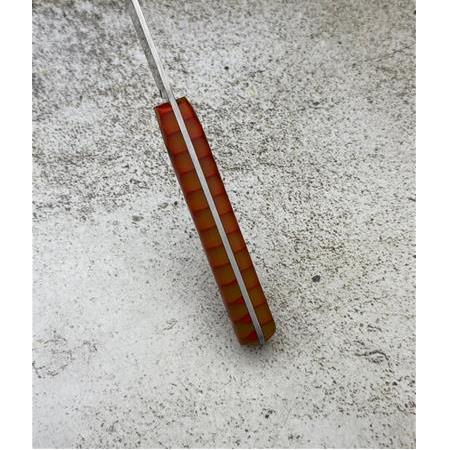EL YAPIMI YERLİ ÜRETİM SANTOKU MODEL EPOKSİ PETEK KABZELİ PROFESYONEL ŞEF AŞÇI BIÇAĞI KOD:CKR796-03
