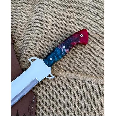 EL YAPIMI YERLİ ÖZEL TASARIM MODEL EPOKSİ KEHRİBAR KABZELİ ABBAS, SALLAMA (PALA) KOD:CKR125-05