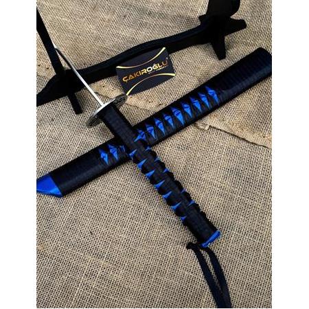 EL YAPIMI EL İŞÇİLİĞİ TAMAMEN ÖZEL ÜRETİM İNCE İŞÇİLİKLİ STAND VE KINLI 60 CM KATANA KOD:CKR587-25
