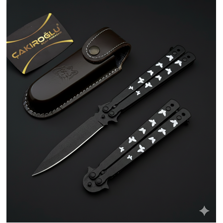 EL YAPIMI VE TAMAMEN İLK KEZ YERLİ ÜRETİM KELEBEK İŞLEMELİ MODEL KELEBEK ÇAKI KOD:CKR424-10