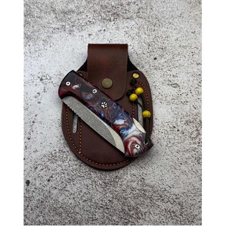 EL YAPIMI KİLİT MEKANİZMALI N690 BÖHLER EPOKSİ KABZELİ GÖKTÜRK SERİSİ AV KAMP ÇAKISI KOD:GÖKTÜRK-17