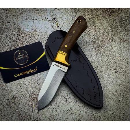 EL YAPIMI YERLİ ÜRETİM MİNYATÜR BUSHCRAFT NO:1 KÜÇÜK BOY AVCI AV KAMP BIÇAĞI KOD:CKR583