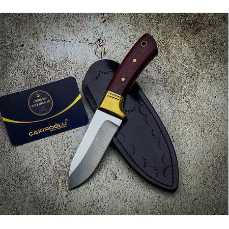 EL YAPIMI YERLİ ÜRETİM MİNYATÜR BUSHCRAFT NO:1 KÜÇÜK BOY AVCI AV KAMP BIÇAĞI KOD:CKR583