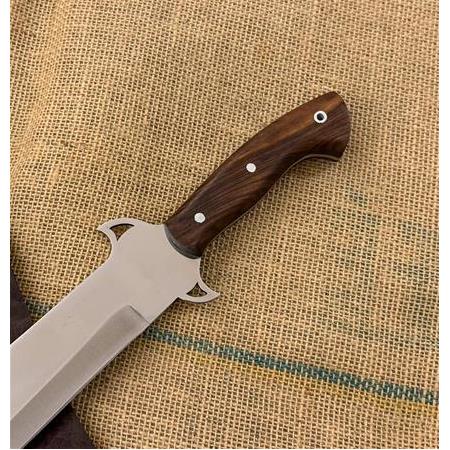 EL YAPIMI YERLİ ÜRETİM, ÖZEL TASARIM MODEL KÖK CEVİZ KABZELİ ABBAS, SALLAMA (PALA) MODELİ KOD:CKR125